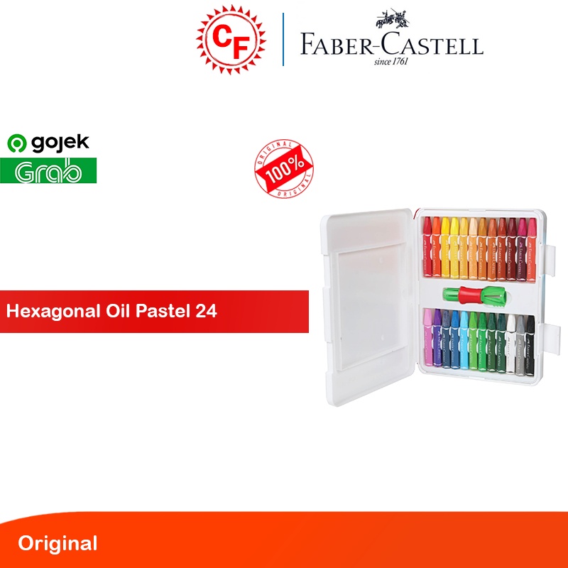 

Crayon Faber Catell Heagonal Oil 24 Warna