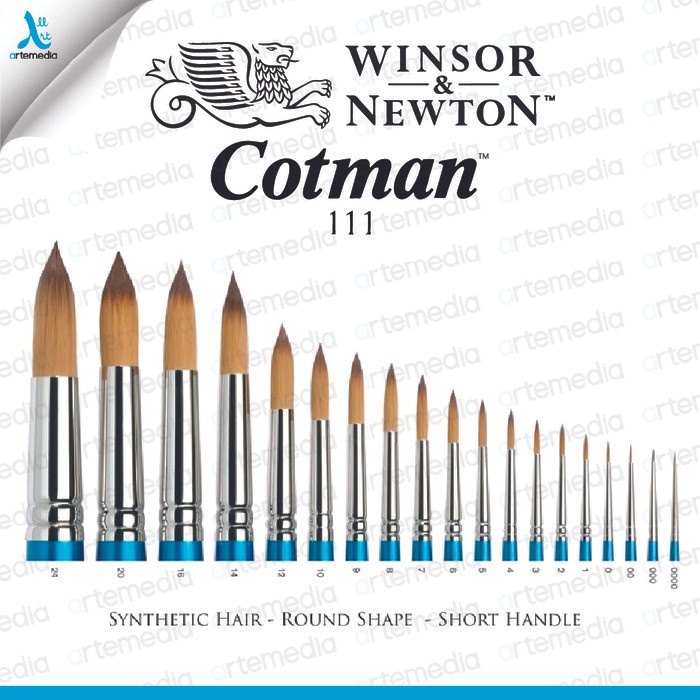 

Sale Kuas Lukis Winsor & Newton Cotman Series 111 Round Synthetic Brush Sh