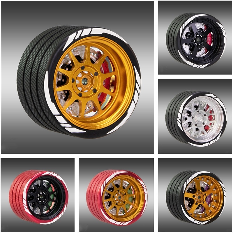 KYOMA Metal RC Remote Control Transmitter Steering Wheel Handwheel for FlySky NB4 SANWA MT4 FUTABA 3