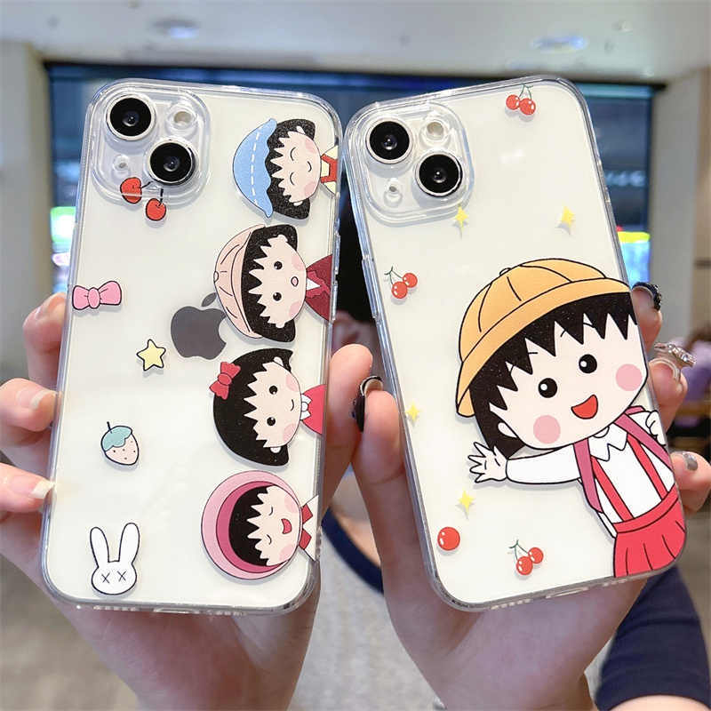 Bola-Bola Kecil Terbaru Soft Ceri Casing Iphone 16 Pro Max 17 Pro Max 17 Air 16e 11 13 Pro Max 15 Pr