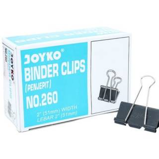 

Binder Clip JOYKO 260 isi 12 Pcs