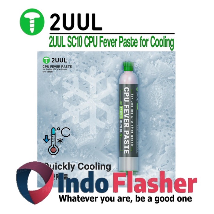 2UUL SC10 CPU FEVER PASTE FOR COOLING CPU AFTER REPAIR GEL PENDINGIN CPU 2UUL CPU FEVER PASTE