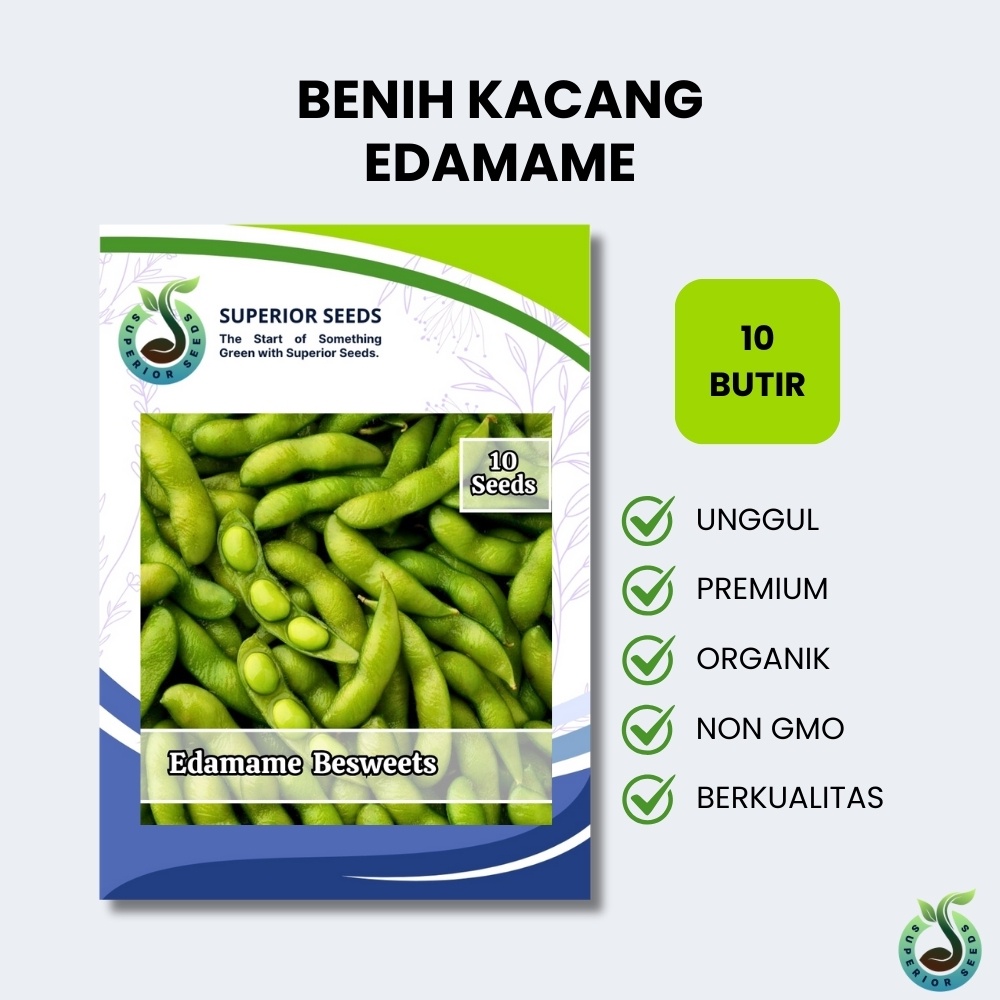 Biji Benih Kacang Edamame (Superior Seeds)
