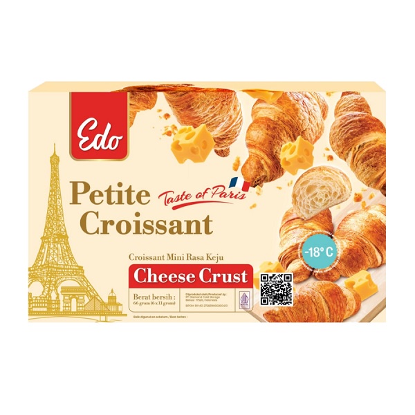 

EDO PETITE CROISSANT CHEESE CRUST 66 GR