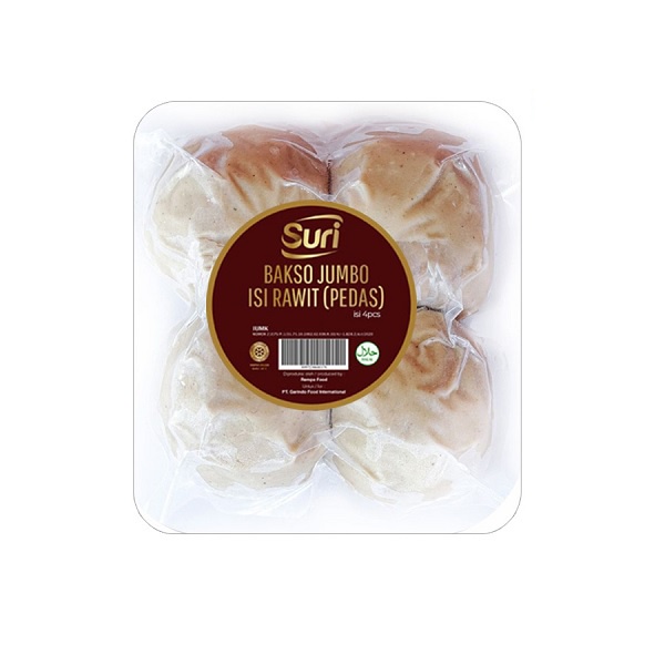 

SURI BAKSO JUMBO ISI RAWIT PEDAS 400 GR