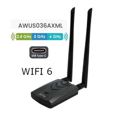 ALFA AWUS036AXML WIFI 6E USB Wifi Adapter 3000 Mbps