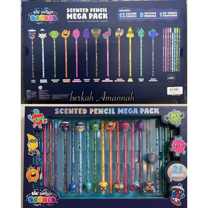 

smiggle pencil mega pack/stationery/paket alat tulis