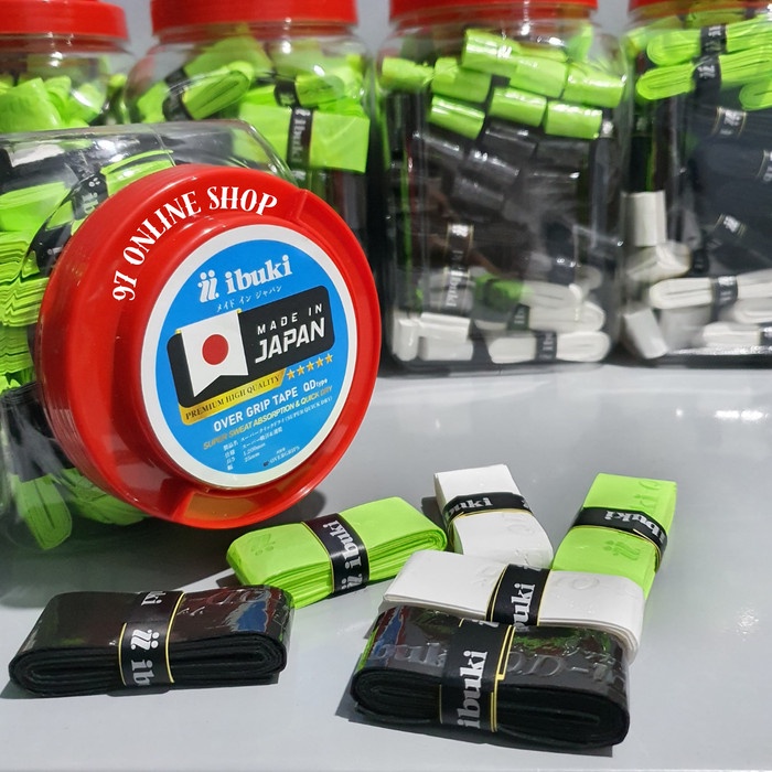 IBUKI Grip Quick Dry / Grip Raket Badminton & Raket Tennis IBUKI New Super Quick DryGrip Karet