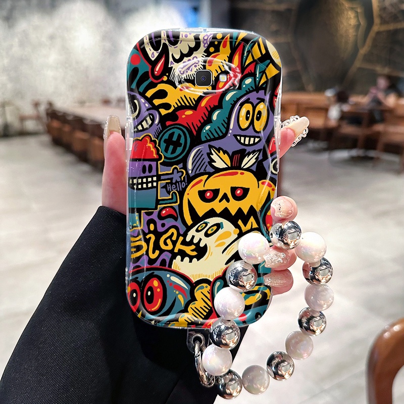 Casing Hp Untuk Samsung Galaxy J7 Prime J2 Prime J7 Prime 2 Case Halloween Softcase Gelang Kasing si