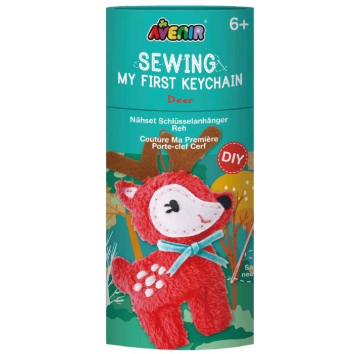 

Avenir Sewing Keychain Deer Toucan Mainan Kreatif Menjahit