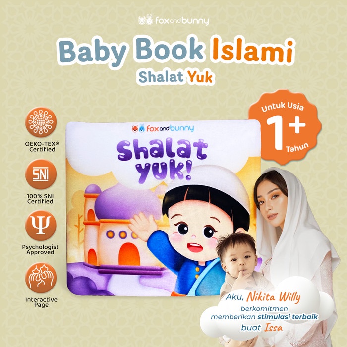 

KODE A Foxandbunny - Shalat Yuk Fiqih Series Baby Book Islami Usia 1+ Tahun Buku Edukasi Bayi Anak