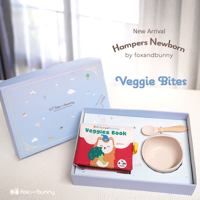 

KODE A FoxandBunny - Hampers Newborn Eksklusif - Veggie Bites Series - Kado Lahiran