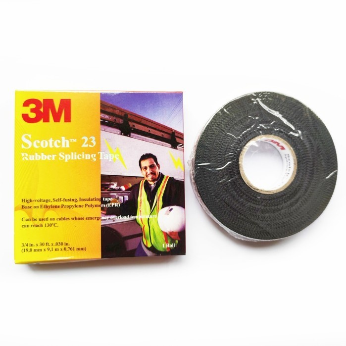 

Flashshow Isolasi Listrik 3M Scotch 23 Rubber Splicing Tape Tahan Panas Hingga 130'C