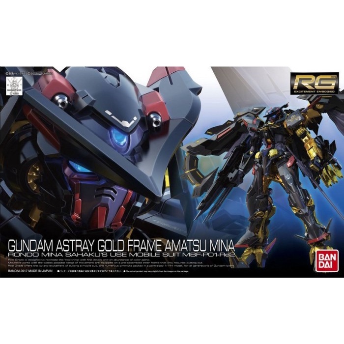 Flashshow Bandai 1/144 RG Astray Gold Frame Amatsu Mina Gundam