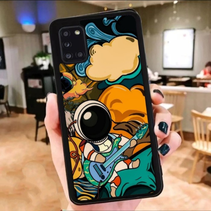 Flashshow Casing Custom Samsung Galaxy A31 A51 A71 M31 AesThetic Astronot Case