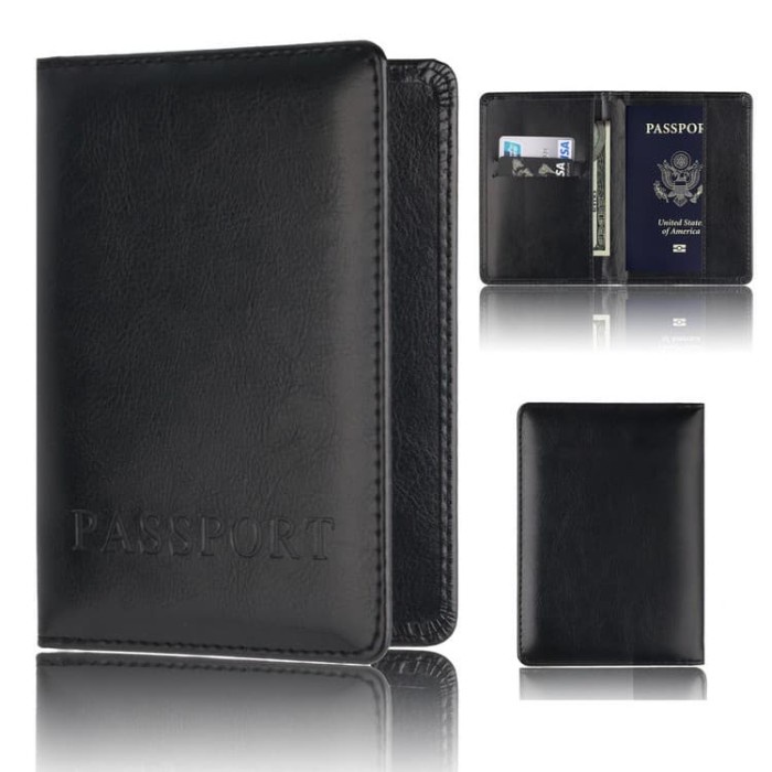 KODE E Tempat Pasport Kulit / Passport Cover / Dompet Pasport 01