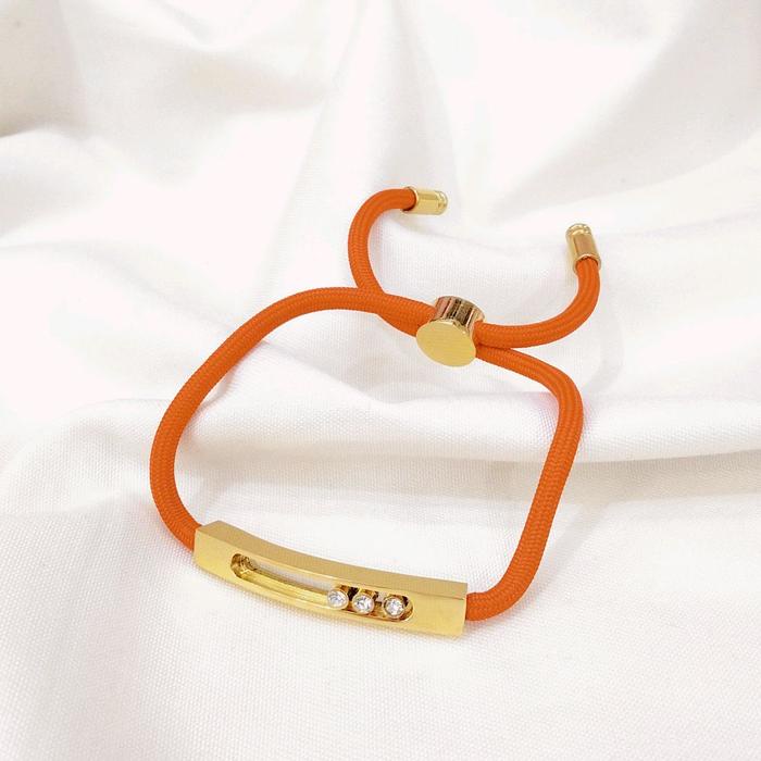 

[Gs Tali] Gelang Serut Tali - Gelang Titanium Stainless Anti Karat - Gelang Wanita Gelang Dewasa