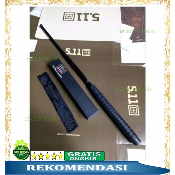 BATON STICK 511 HITAM PANJANG TONGKAT BESI POLISI