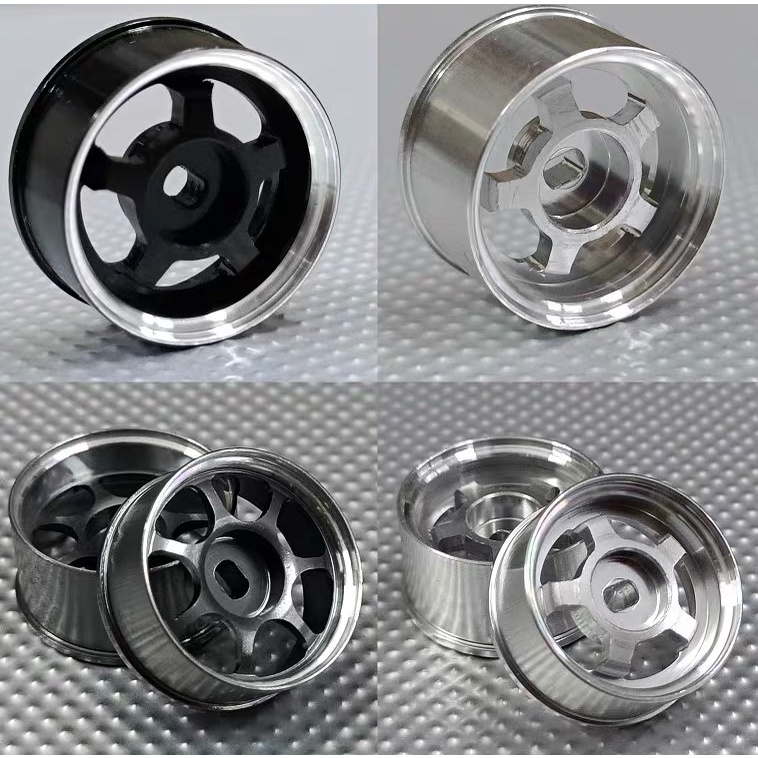 MCC 4 pcs 20MM Metal Wheel Hub for RC Car 1/28 DriftArt2 Wltoys K989 HGD1 XRX DRZ Mini-Q Kyosho Mini
