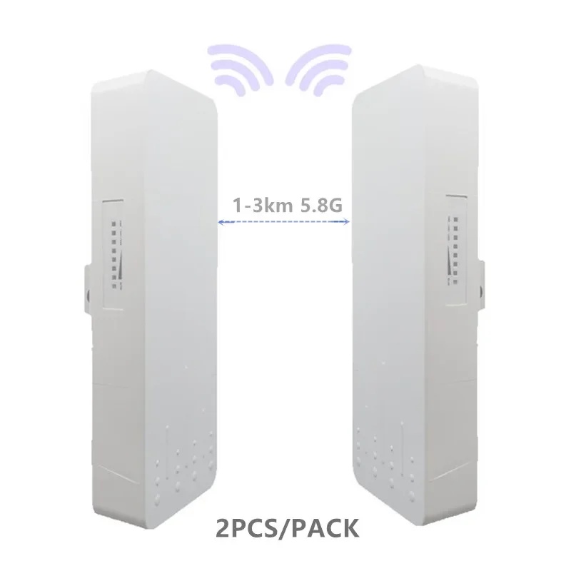 MCC 2 pieces 1-3km 300 Mbit open router CPE 5.8G wireless access point router Wi-Fi bridge device wi