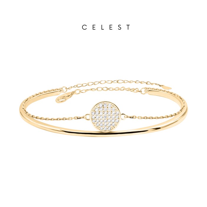 Celest - Eudor Gold Bangle Jewelry Aksesoris Gelang Perhiasan Emas Wanita