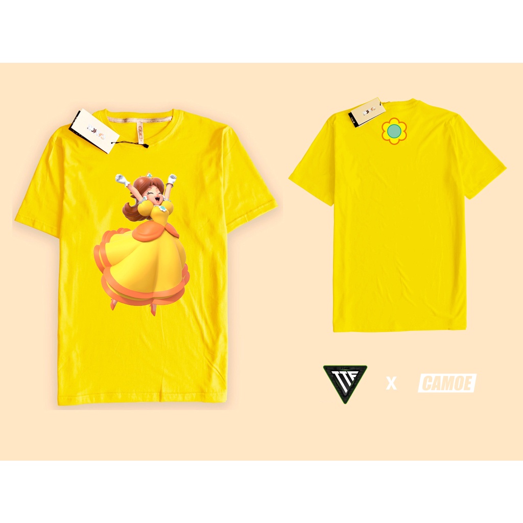 Kaos Tshirt Princess Daisy Super Mario Kart World Gaming