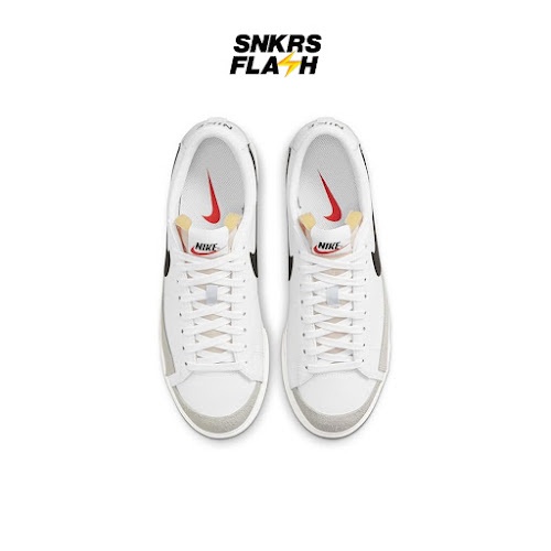 NIKE Blazer Low Platform White Black Sepatu Sneakers Wanita  - DJ0292101 - Size 40