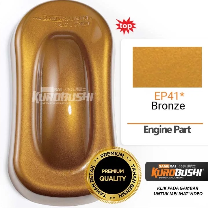Samurai Paint Cat Bronze EP41* Cat Semprot Cat Pilok Pilox