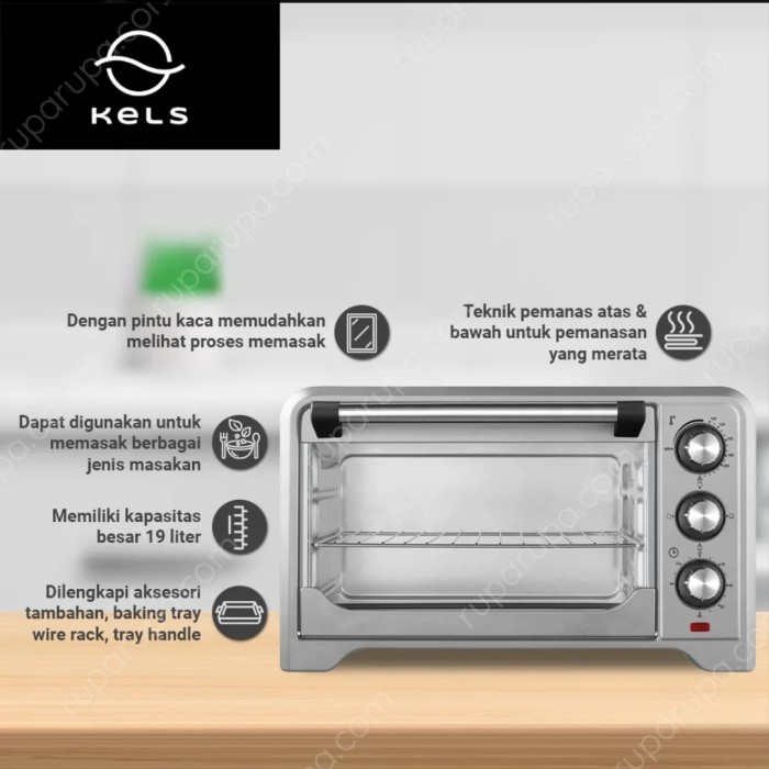 INFORMA KELS DENVE OVEN TOASTER/DENVER ELECTRIC OVEN 19L SILVER