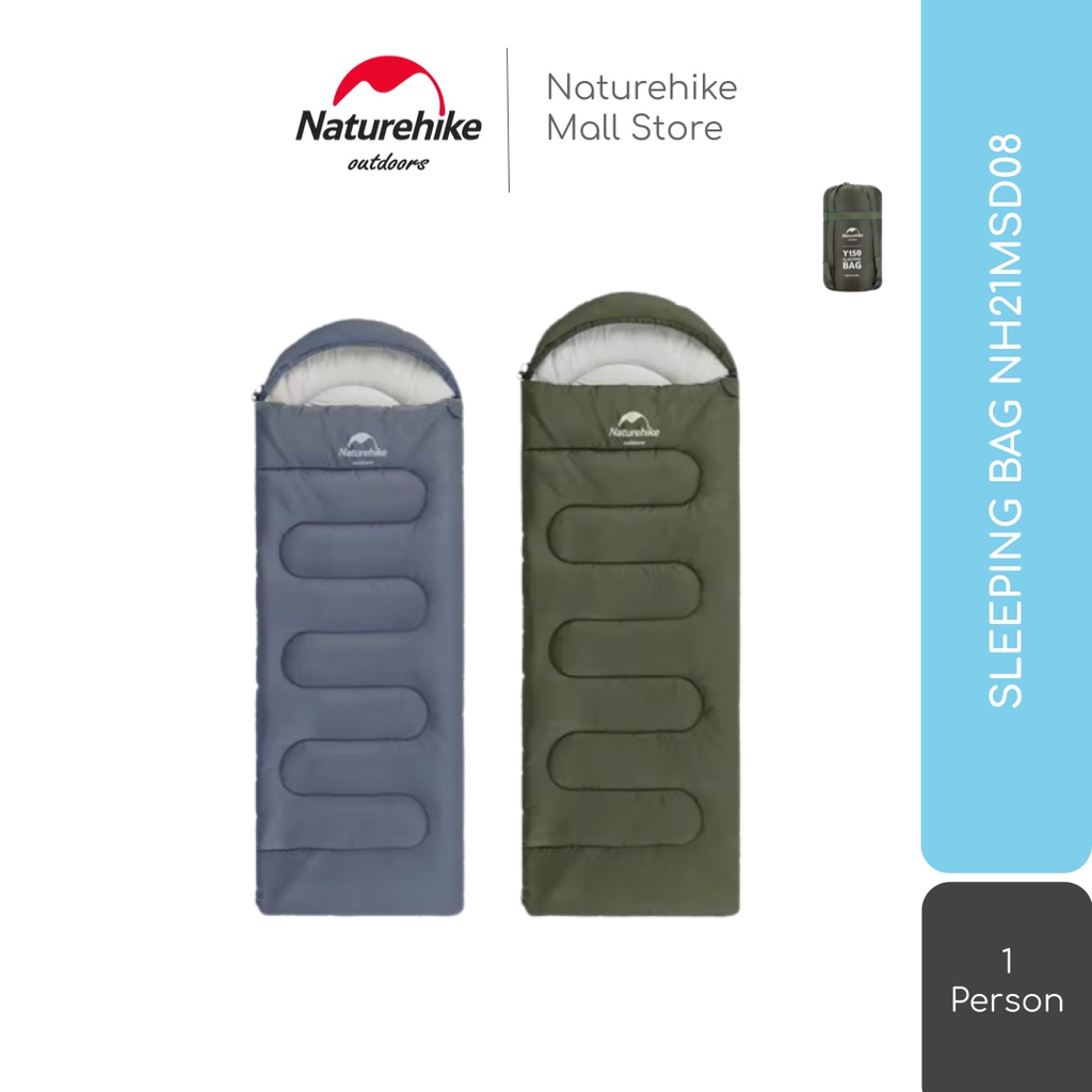 SLEEPING BAG CAMPING ENVELOPE HOLLOW COTTON NATUREHIKE NH21MSD08
