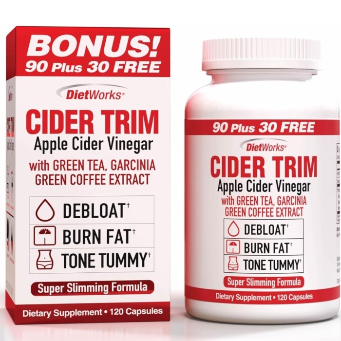 

Cider Trim Dietworks Windmill Dietworks Apple Cider Vinegar Capsules Green Tea, Ginger, Cayenne &
