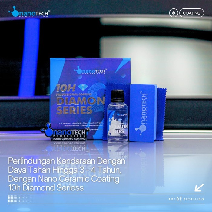 NANO CERAMIC COATING 10H DIAMOND SERIES nanoTECH PROTECTION Paint