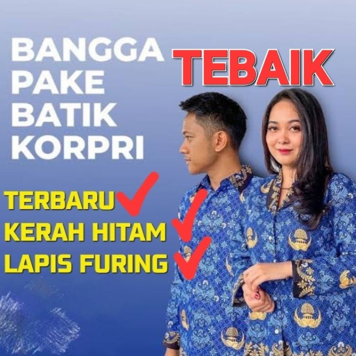 kemeja korpri terbaru furing Seragam Korpri Terbaru Furing