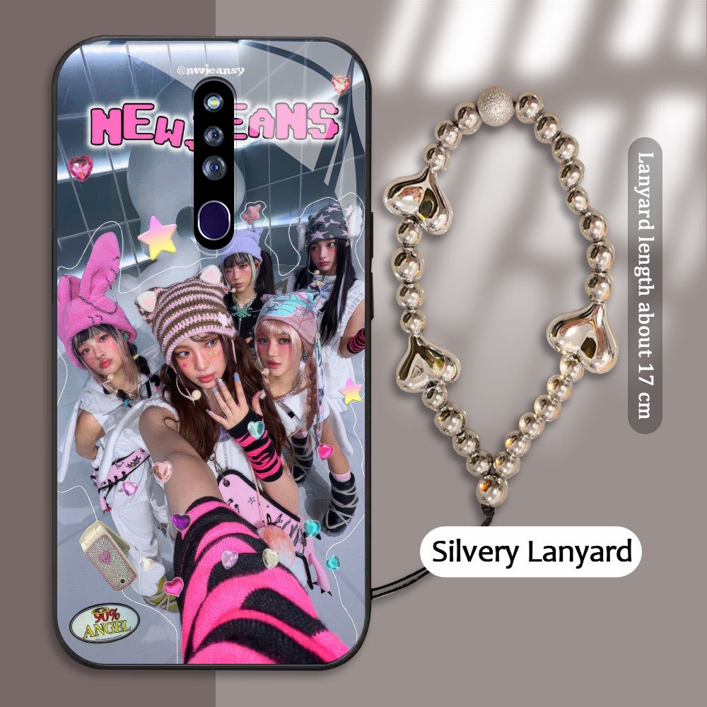 Tempered Glass case For OPPO F5 F7 R19 F15 F9 F11 F17 F19 F21 PRO 5G F19S kasing customized  NewJean