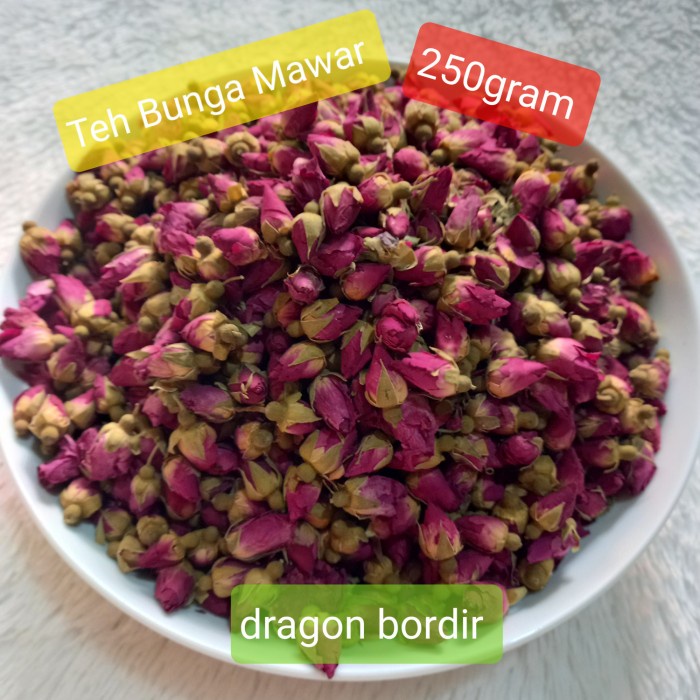 

Teh Bunga Mawar Kering 250gr/ Dried Rose Buds Flower Tea