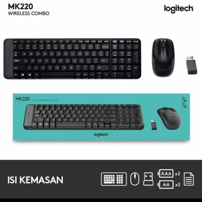 Keyboard Logitech Wireless MK-220