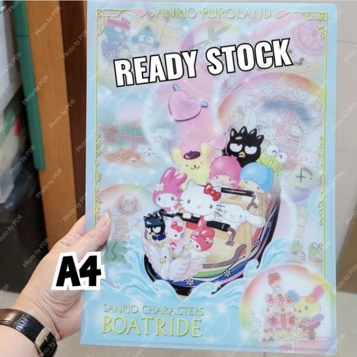 

Map Folder A4 Sanrio Original Mix Character Boatride