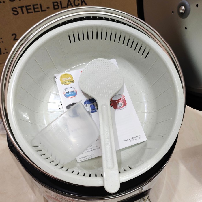 COM SANKEN STAINLESS 2 LITER / 1,8 L RICE COOKER SANKEN SJ 1999M