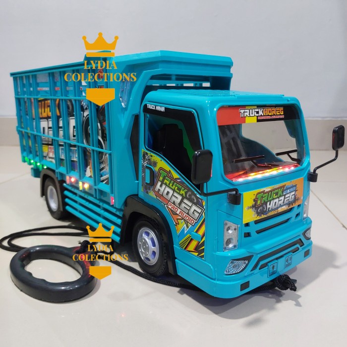 Mainan Truk Basuri Oleng Teet Jumbo Lampu Tarik