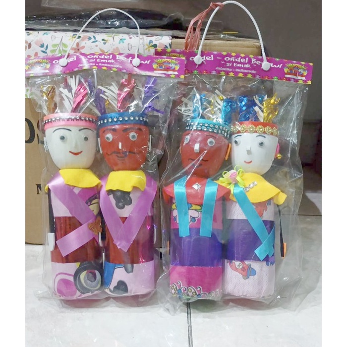 MAINAN ONDEL ONDEL ANAK MINI BOTOL SEPASANG MAINAN ONDEL ONDEL ANAK