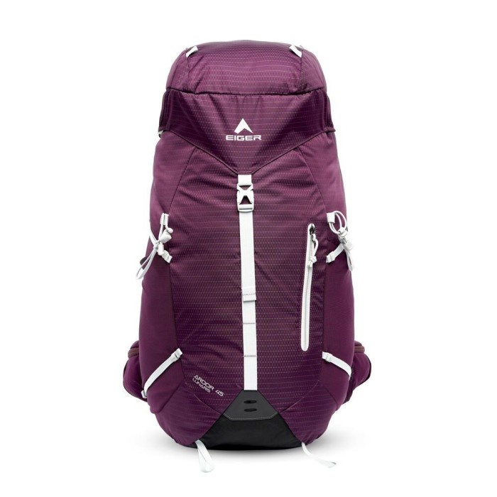 Tas Gunung Wanita Eiger Original 45 L Merah Bahan Nilon Untuk Hiking Women Z-Ardor