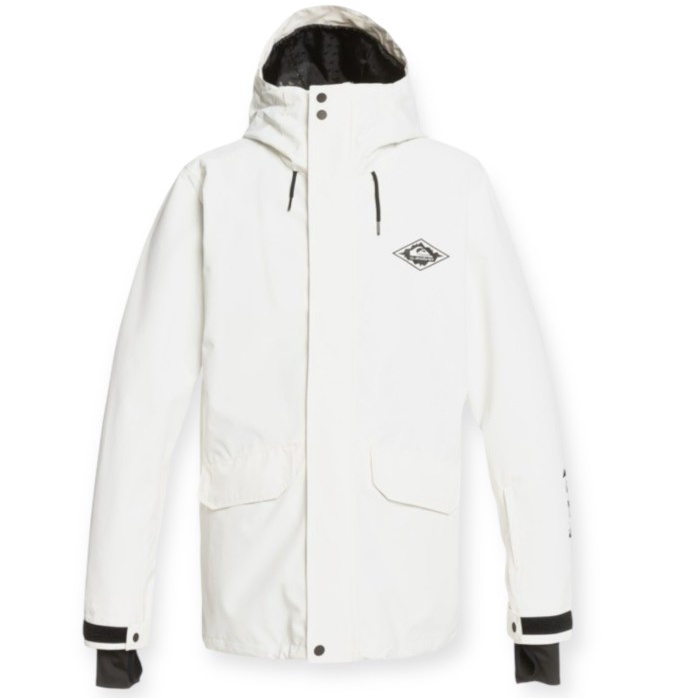 Jaket Winter Quiksilver Men Snow Hoody Waterproof Jacket Big Size