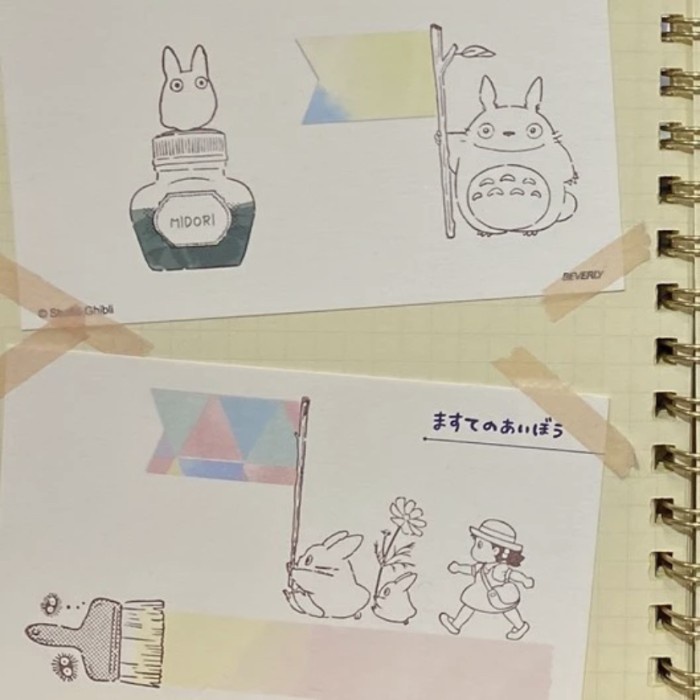 

Stamp ink totoro ghibli japan original stempel