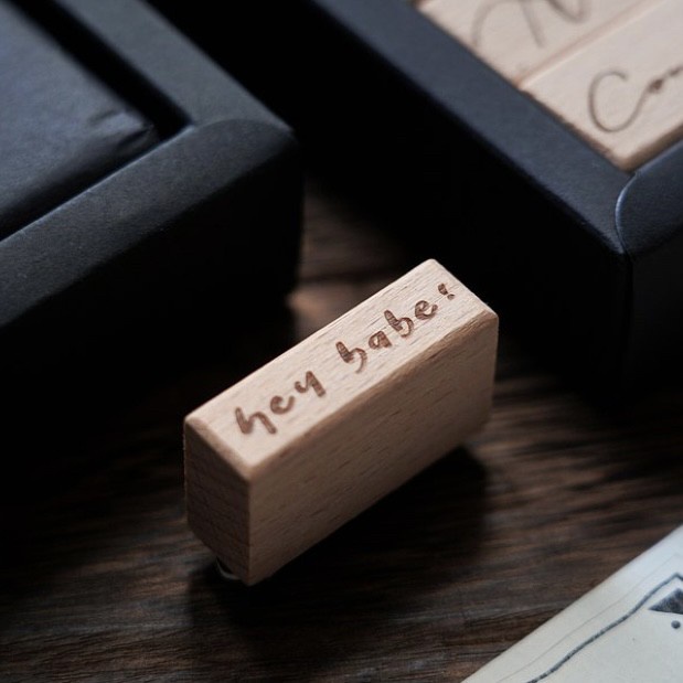 

Jr.journal Handwriting Rubber Stamp