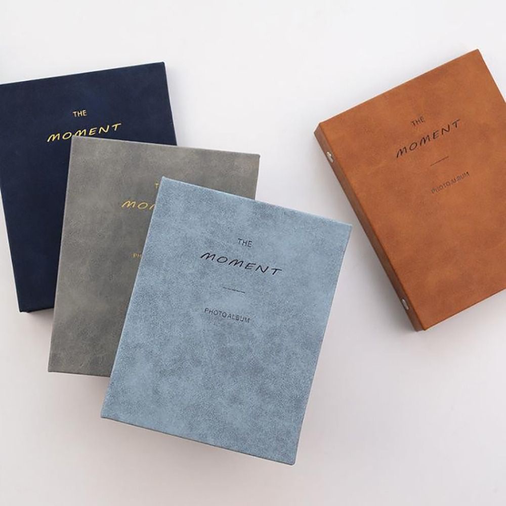 

64 Pockets Instant Camera Photo Album PU Leather Cinema Tickets Memorial Booklet for