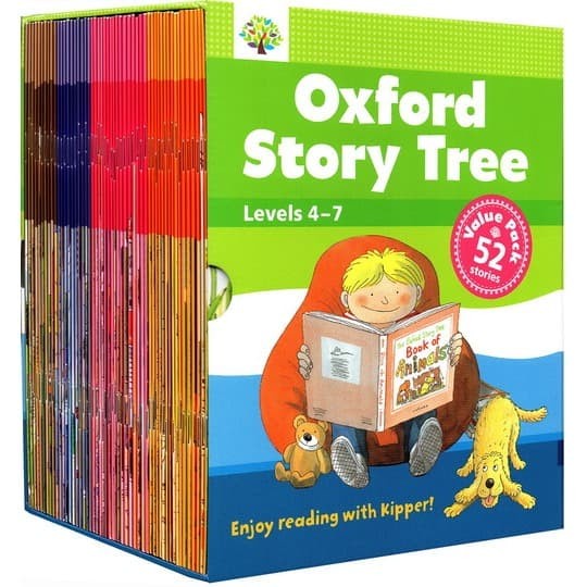 

TERBARU! 4-7 grade English original Oxford Reading Story Tree 52 VOLUMES