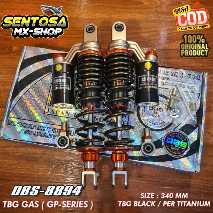 NEW SHOCK BELAKANG TABUNG ATAS DBS 8894 SERIES UKURAN 340MM NMAX OLD / PCX150 / RX-KING / KARISMA /