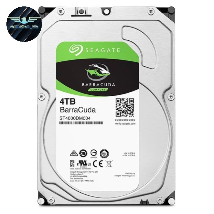 Hardisk 4TB Seagate BARRACUDA HDD 4 TB Hardisk Sata 3.5''