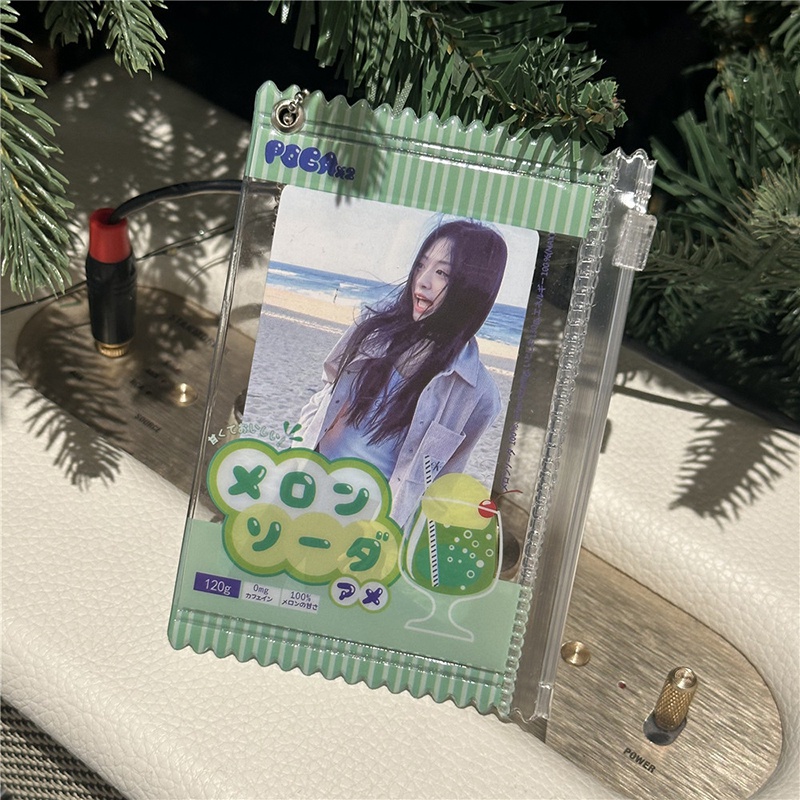 

3inch Photo Card Holder Ins Badge Holder Idol Card Protector Candy Bags Candy Packaging Supplies