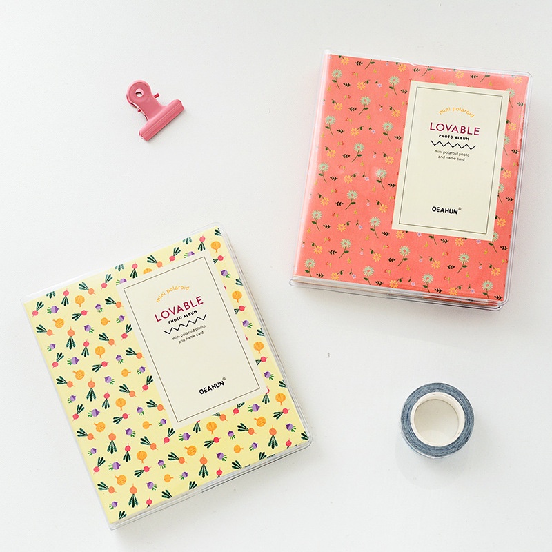 

64 Pockets Mini Instant Photo Album Cartoon Album Picture Photo Paper Album For Fujifilm Instax Film